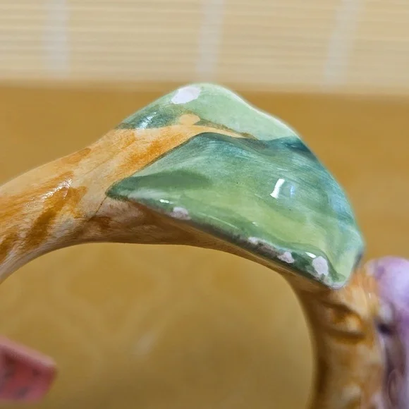 Colorful Ceramic Napkin Rings Set - Picture 10 of 11